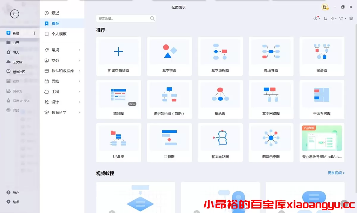 亿图图示EdrawMax v15.0.6.1445绿色版-小昂裕的百宝库